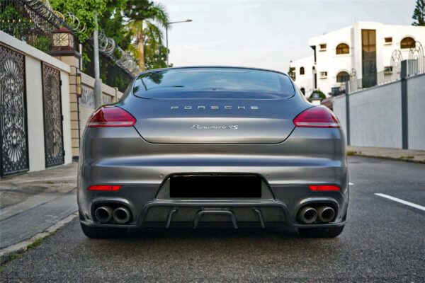 DarwinPRO 2013-2016 Porsche Panamera 970.2 BS-Sport Style Carbon Fiber Rear Diffuser