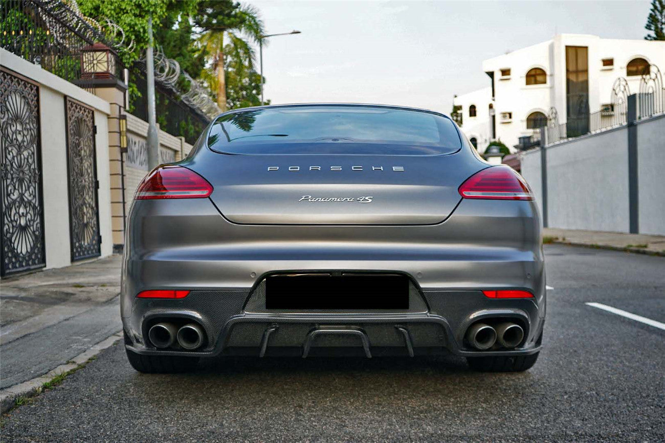 DarwinPRO 2013-2016 Porsche Panamera 970.2 BS-Sport Style Carbon Fiber Rear Diffuser