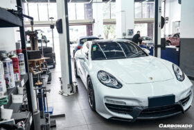DarwinPRO 2013-2016 Porsche Panamera 970.2 CAT Style  Front Bumper - image 8