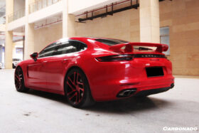 DarwinPRO 2017-2023 Porsche Panamera 971-1 & 971-2 TA Style Carbon Fiber Trunk Spoiler Wing - image 2