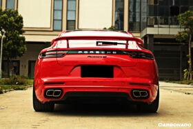 DarwinPRO 2017-2023 Porsche Panamera 971-1 & 971-2 TA Style Carbon Fiber Trunk Spoiler Wing - image 8