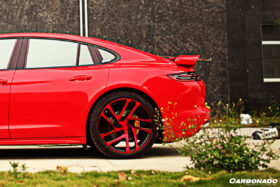 DarwinPRO 2017-2023 Porsche Panamera 971-1 & 971-2 TA Style Carbon Fiber Trunk Spoiler Wing - image 9