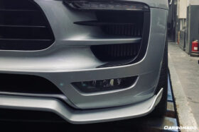 DarwinPRO 2014-2017 Porshe Macan GTS Turbo S ATS Style Carbon Fiber Front Lip - image 3
