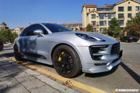DarwinPRO 2014-2017 Porshe Macan GTS Turbo S ATS Style Carbon Fiber Front Lip - image 4