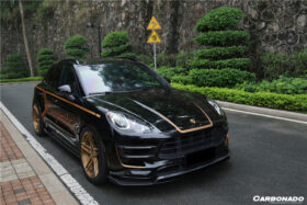 DarwinPRO 2014-2017 Porshe Macan GTS Turbo S ATS Style Carbon Fiber Front Lip - image 5