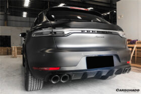 DarwinPRO 2018-2021 Porshe Macan TA Style Carbon Fiber Rear Decklid Spoiler - image 4