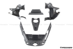 DarwinPRO 2020-UP Ferrari SF90 Stradale OE Style Autoclave Carbon Fiber Engine Bay Interior 5 Piece - image 7