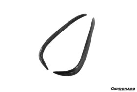 DarwinPRO 2016-2021 Tesla Model X SUV RZS Style Carbon Fiber Rear Bumper Canards - image 8