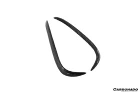 DarwinPRO 2016-2021 Tesla Model X SUV RZS Style Carbon Fiber Rear Bumper Canards - image 9