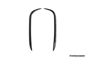 DarwinPRO 2016-2021 Tesla Model X SUV RZS Style Carbon Fiber Rear Bumper Canards - image 7