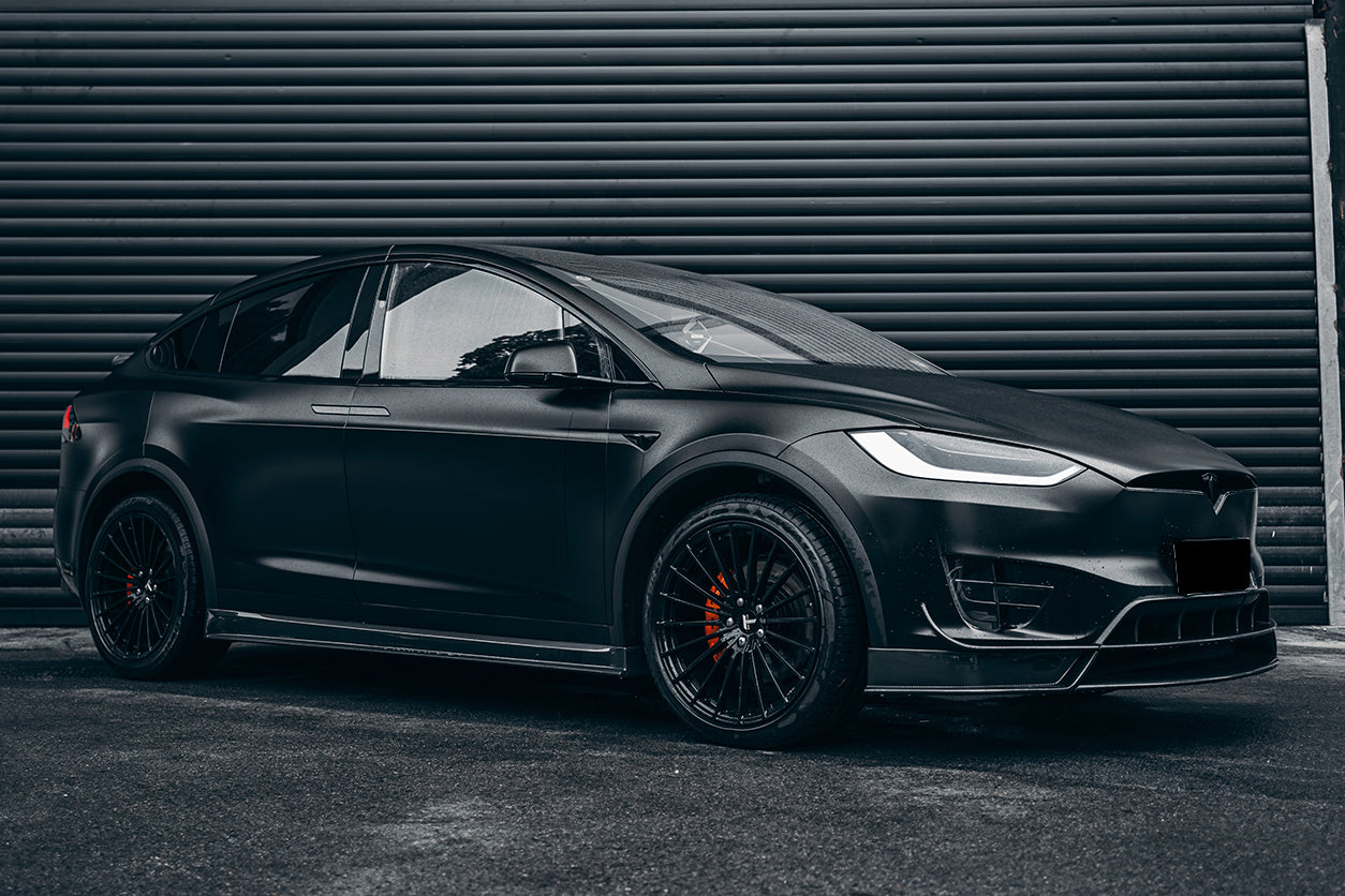 DarwinPRO 2016-2018 Tesla Model X SUV RZS Style Carbon Fiber Full Kit