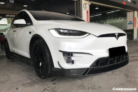 DarwinPRO 2016-2021 Tesla Model X SUV RZS Style Carbon Fiber Front Canards - image 6