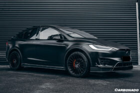 DarwinPRO 2019-2021 Tesla Model X SUV RZS Style Carbon Fiber Full Kit - image 7