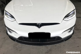 DarwinPRO 2016-2021 Tesla Model X SUV RZS Style Carbon Fiber Front Canards - image 7