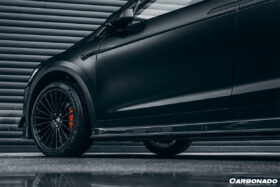 DarwinPRO 2016-2018 Tesla Model X SUV RZS Style Carbon Fiber Full Kit - image 4
