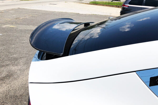 DarwinPRO 2016-2025 Tesla Model X SUV RZS Style Carbon Fiber Trunk Spoiler