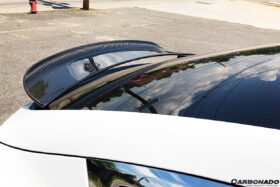 DarwinPRO 2016-2025 Tesla Model X SUV RZS Style Carbon Fiber Trunk Spoiler - image 3
