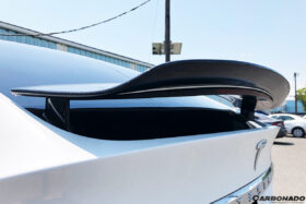DarwinPRO 2016-2025 Tesla Model X SUV RZS Style Carbon Fiber Trunk Spoiler - image 6
