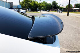DarwinPRO 2016-2025 Tesla Model X SUV RZS Style Carbon Fiber Trunk Spoiler - image 7