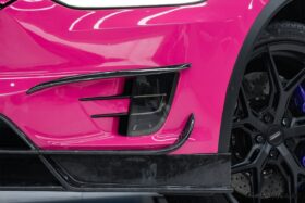 DarwinPRO 2016-2021 Tesla Model X SUV RZS Style Carbon Fiber Front Lip - image 7