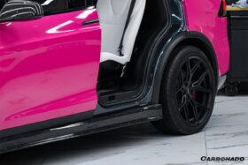 DarwinPRO 2016-2021 Tesla Model X SUV RZS Style Carbon Fiber Side Skirts - image 4