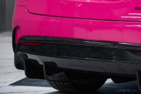 DarwinPRO 2019-2021 Tesla Model X SUV RZS Style Carbon Fiber Rear Diffuser - image 3