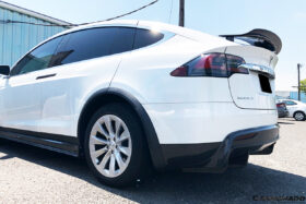 DarwinPRO 2016-2018 Tesla Model X SUV RZS Style Carbon Fiber Rear Diffuser - image 10
