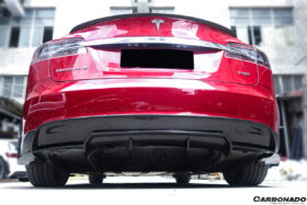 DarwinPRO 2012-2015 Tesla S Pre-facelift RZS Style Carbon Fiber Full Kit - image 10