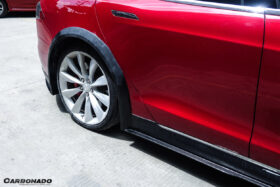 DarwinPRO 2012-2015 Tesla S Pre-facelift RZS Style Carbon Fiber Full Kit - image 7