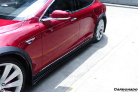 DarwinPRO 2012-2015 Tesla S Pre-facelift RZS Style Carbon Fiber Full Kit - image 5