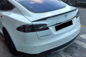 DarwinPRO 2012-2015 Tesla S Pre-facelift RS Style Carbon Fiber Trunk Spoiler - image 2