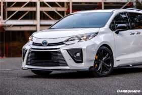DarwinPRO 2021-UP Toyota GR SIENNA CA-II Style PP Material Front Bumper With Light - image 3
