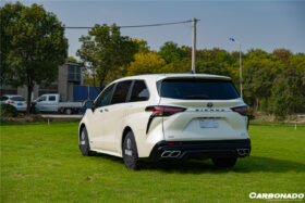 DarwinPRO 2021-UP Toyota Sienna Thunder Style Plastic Rear Diffuser with Tips - image 2