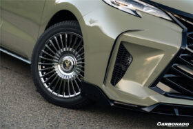 DarwinPRO 2021-UP Toyota Sienna Thunder Style PP Front Bumper with Lip and Grills and LED Light - image 3