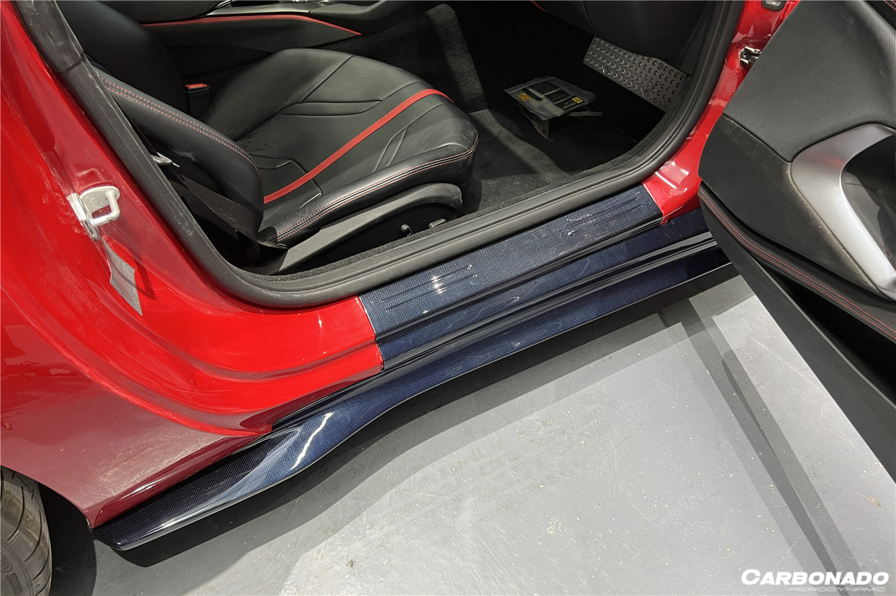 DarwinPRO 2017-2026 Ferrari 812 Superfast / GTS OE Style Carbon Fiber Door Sills