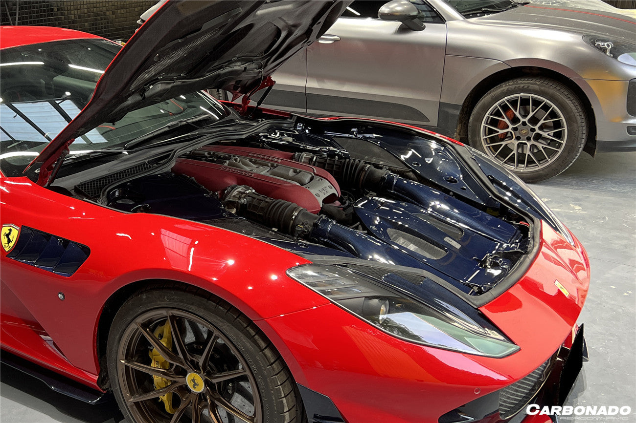DarwinPRO 2017-2026 Ferrari 812 Superfast / GTS OE Style Carbon Fiber Engine Bay Panels - view 3