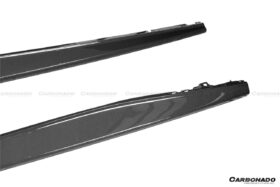DarwinPRO 2021-2024 Ferrari ROMA OEM Style Dry Carbon Fiber Side Skirts - image 3