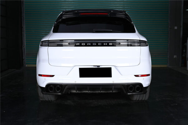 DarwinPRO 2018–2026 Porsche Cayenne 9Y0 9YB Autoclaved Carbon Fiber Rear Diffuser Carbonado (KT) Fits: All Cayenne Cayenne Coupé Full Range