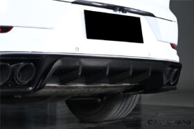 DarwinPRO 2018–2026 Porsche Cayenne 9Y0 9YB Autoclaved Carbon Fiber Rear Diffuser Carbonado (KT) Fits: All Cayenne Cayenne Coupé Full Range - image 5