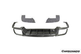 DarwinPRO 2018–2026 Porsche Cayenne 9Y0 9YB Autoclaved Carbon Fiber Rear Diffuser Carbonado (KT) Fits: All Cayenne Cayenne Coupé Full Range - image 6