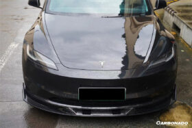 DarwinPRO 2023-2026 Tesla Model 3 LCI Turbo Style Carbon Fiber Pattern Look Body Kit - image 2