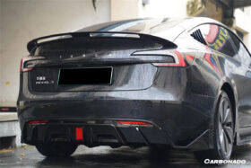 DarwinPRO 2023-2026 Tesla Model 3 LCI Turbo Style Carbon Fiber Pattern Look Body Kit - image 5