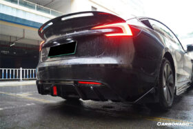 DarwinPRO 2023-2026 Tesla Model 3 LCI Turbo Style Carbon Fiber Pattern Look Body Kit - image 7