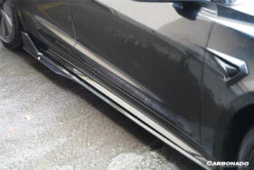 DarwinPRO 2023-2026 Tesla Model 3 LCI Turbo Style Carbon Fiber Pattern Look Body Kit - image 4