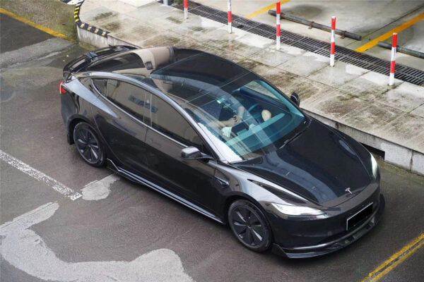 DarwinPRO 2023-2026 Tesla Model 3 LCI Turbo Style Carbon Fiber Pattern Look Body Kit