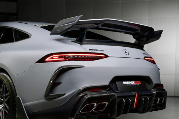 DarwinPRO 2019-2024 Mercedes Benz AMG GT50 GT53 GT43 GT63 GT63S 4Door Coupe X290 IMP Ver.2 Design Part Carbon Fiber Rear Bumper