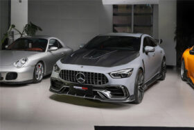 DarwinPRO 2019-2024 Mercedes Benz AMG GT50 GT53 GT43 GT63 GT63S 4Door Coupe X290 IMP Performance Ver.2 Part Carbon Fiber Front Bumper - image 1