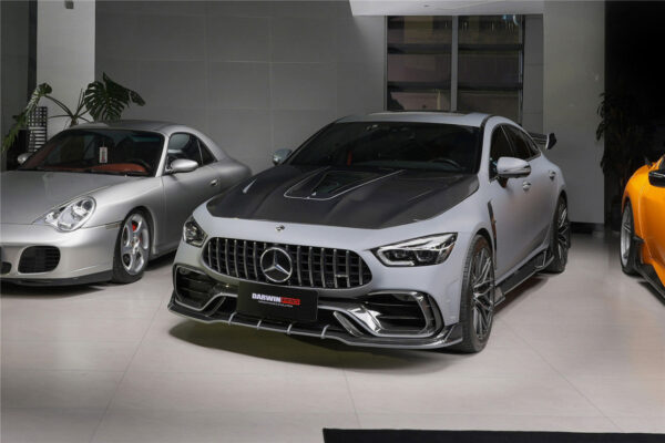 DarwinPRO 2019-2024 Mercedes Benz AMG GT50 GT53 GT43 GT63 GT63S 4Door Coupe X290 IMP Performance Ver.2 Part Carbon Fiber Front Bumper