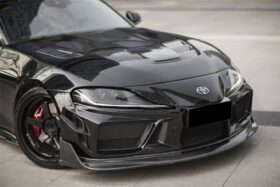DarwinPRO 2019-UP Toyota GR Supra (J29 & DB) A90 A91 BKSSII Style Partial Carbon Fiber Front Bumper - image 1