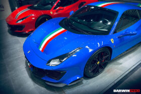 DarwinPRO 2018-2020 Ferrari 488 Pista Only Partial Carbon Fiber Front Bumper - DarwinPRO - image 6